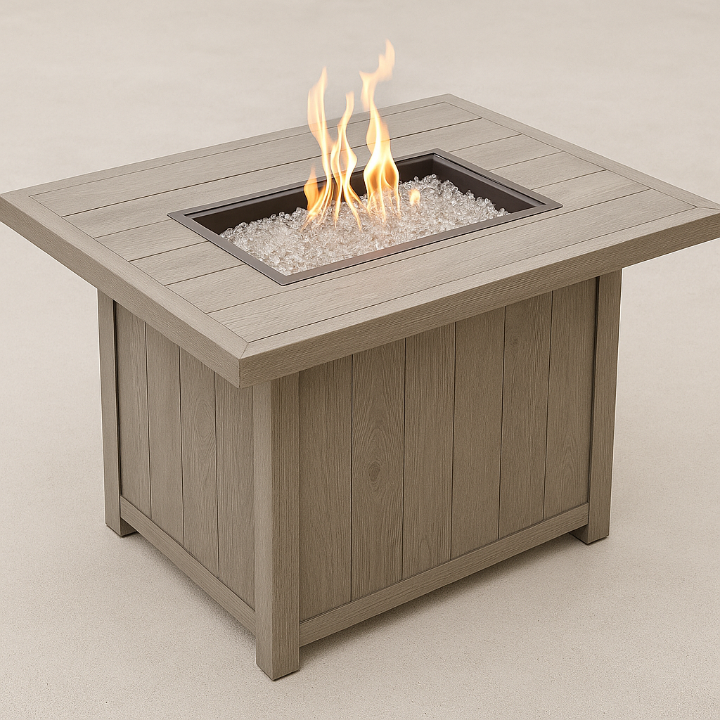 Aurora Elegance Outdoor Gas Fire Table