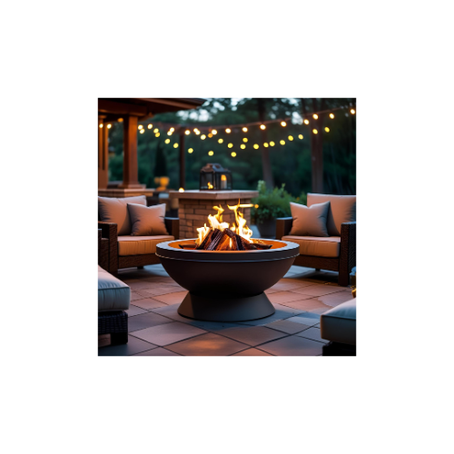 EmberGlow Ceramic Fire Pit